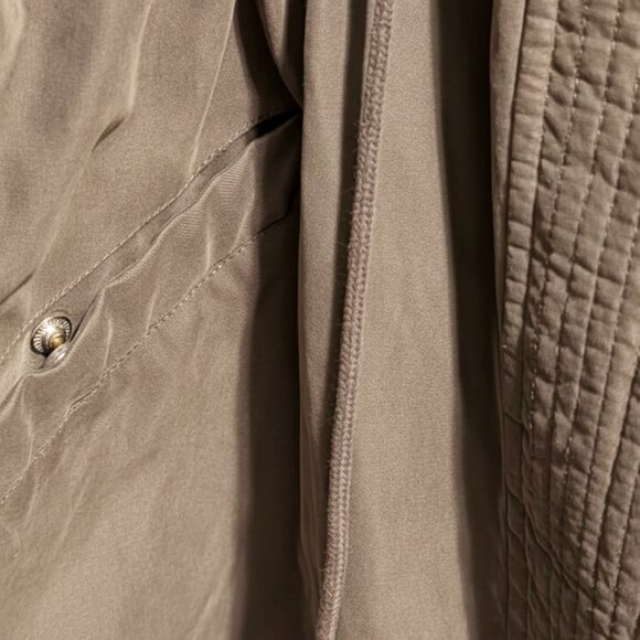 Ralph Lauren Women Green Quilted Jacket Faux Sherpa Collar (L Size) EST MCMLXVII - Picture 10 of 12